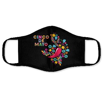 Discover Cinco de Mayo Celebration V2 - Countries Edition Face Masks