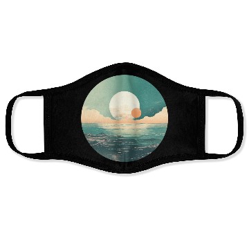 Discover Mystical Deep See Moon Tides and Clouds Face Masks