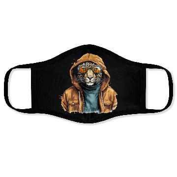 Discover Street Style African Leopard | Leopard Lovers Face Masks