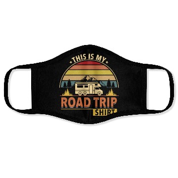 Discover This Is My Road Trip Face Masks - Camper Gift Face Masks