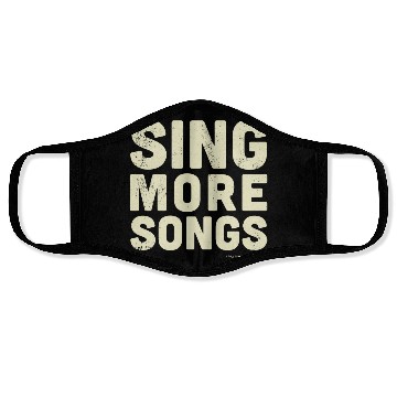 Discover Sing More Songs Face Masks