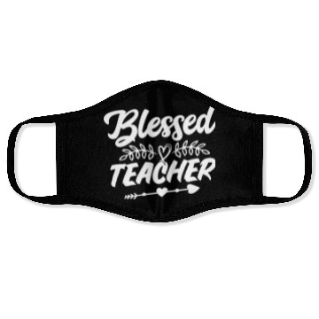 Discover Blessed Teacher Face Masks