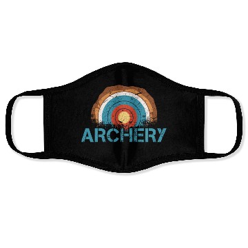 Discover Retro Vintage Archery Hunting Bow And Arrow Face Masks