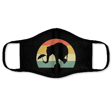 Discover Circus Elephant Acrobats Gift Face Masks