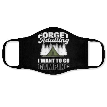 Discover Adulting Life Nature Lover Face Masks