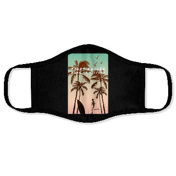 Discover Tides raider, born to victory Face Masks