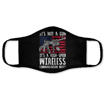 Discover It's Not A Gun It's A Wireless Communication Devic Face Masks