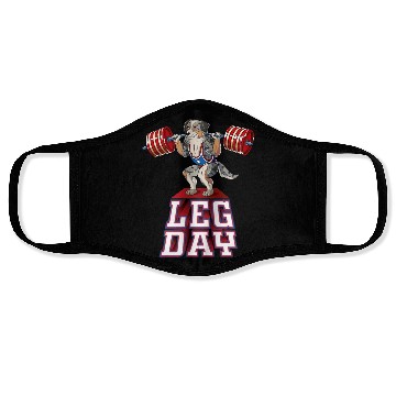 Discover Leg Day Aussie Weight Lifting Squat Gym Face Masks