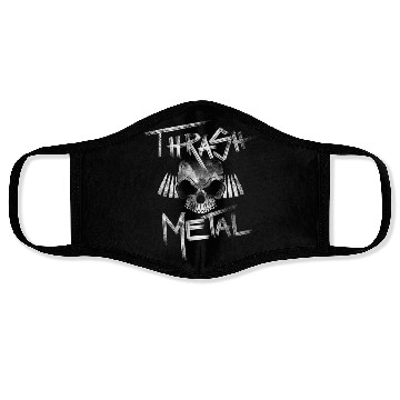 Discover Skull And Bullets Thrash Metal Face Masks