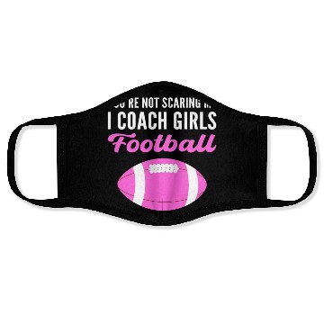 Discover I Coach Girls Assistant Referee Gift Face Masks