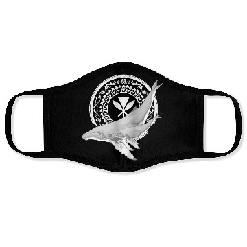 Discover Kanaka Maoli humpback whale Face Masks