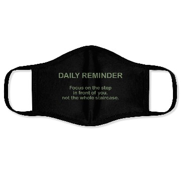 Discover Daily Reminder Quote For An Affirmation Humanity Face Masks
