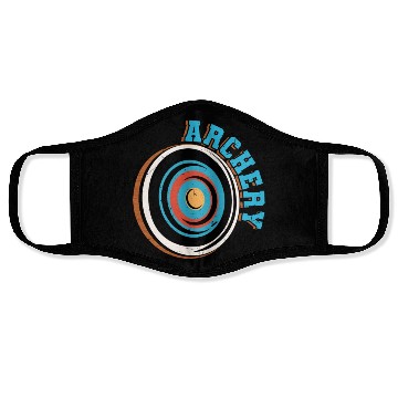 Discover Retro Vintage Archery Hunting Target Bow Arrow Face Masks