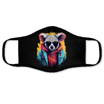 Discover Street Style Koala Bear | Koala Lovers Face Masks
