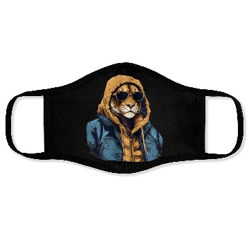 Discover Mountain Lion Street Style | Mountain Lion Lovers Face Masks