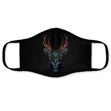 Discover Mandala Deer Face Masks