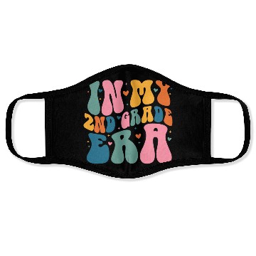 Discover In My 2nd Grade Era Back To School First Day Face Masks