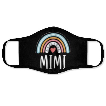 Discover Mimi For Grandma Family Rainbow Face Masks