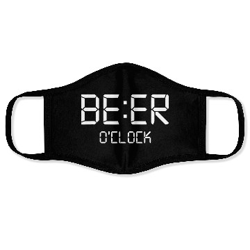 Discover Beer Oclock Funny Saint Stpatricks Day Drinking Face Masks