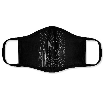 Discover Desert Sun Face Masks