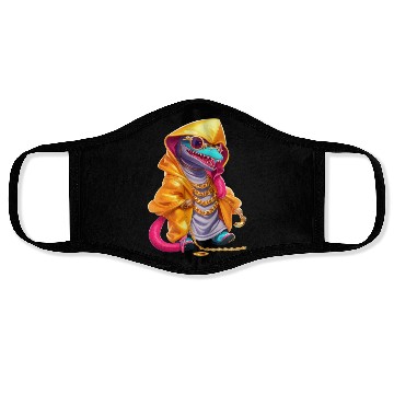 Discover hip hop chameleon Face Masks