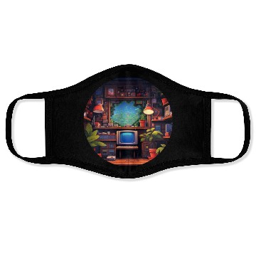 Discover Pixelated Nostalgia: Embrace Retro Gaming Fun Face Masks