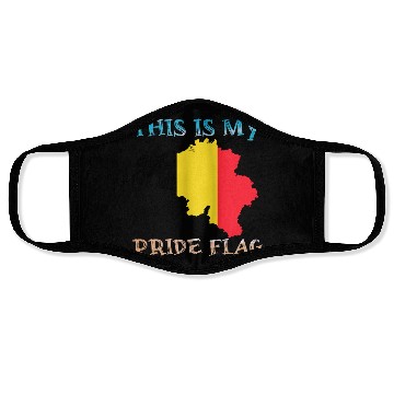 Discover This Is My Pride Flag Germany, German history Face Masks