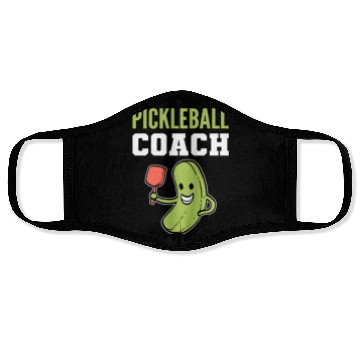 Discover Pickleball Coach Athlete or Coach Gift Face Masks