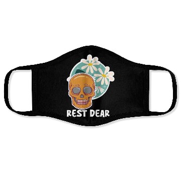 Discover Rest In peace Halloween Day NFT Art Face Masks