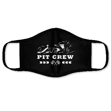 Discover Pit Crew Car Racing Gift Face Masks