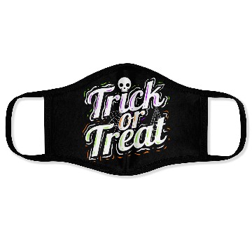Discover Trick Or Treat Spiderweb Halloween Face Masks