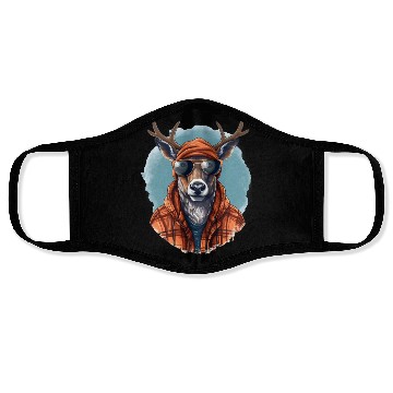 Discover Reindeer Street Expedition | Reindeer Lovers Face Masks
