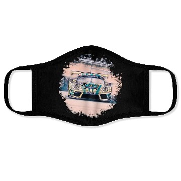 Discover Racing Car Face Masks