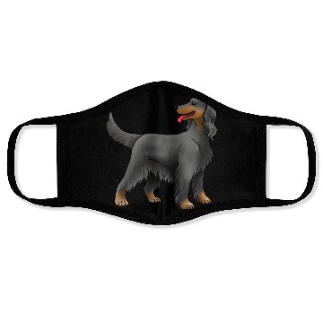 Discover Dog Irish Setter Black And Tan Face Masks