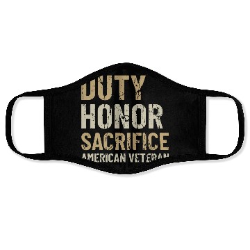 Discover American Veteran | US Veteran | Military Veteran Face Masks