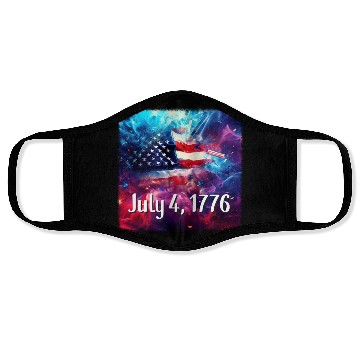Discover July 4th, 1776 Face Masks