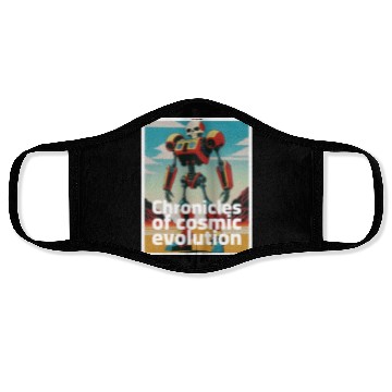 Discover Alien Brain Pilot: Mech Masterpiece Face Masks