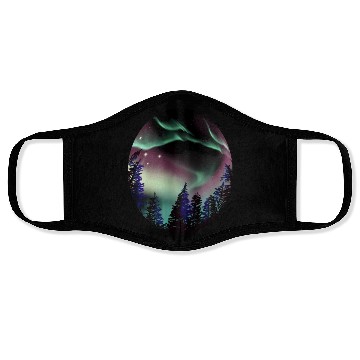 Discover Northern Lights Aurora Borealis For Or Face Masks