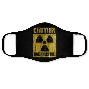 Discover Grunge Caution Radioactive Post Apocalypse Zombie Face Masks