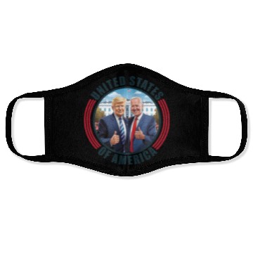 Discover President USA Donald Trump Joe Biden Face Masks
