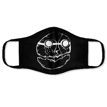 Discover Lone Scavenger Transparent White Face Masks