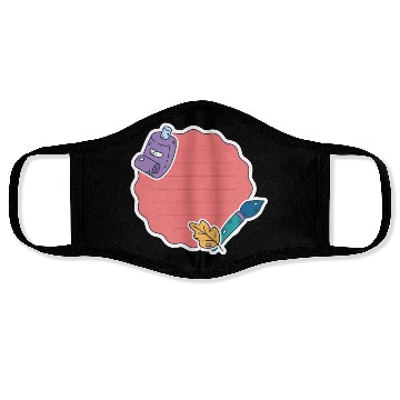 Discover Back to School Sticker Face Masks