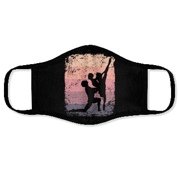 Discover Ballet Dance Couple Vintage Ballerina Face Masks
