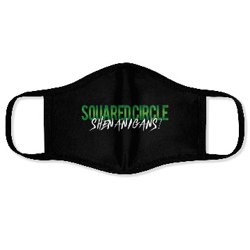 Discover Squared Circle Shenanigans Face Masks