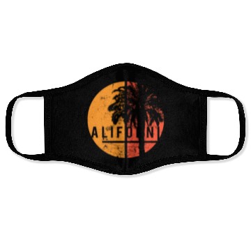 Discover Malibu California Cool Native Palm Tree Face Masks