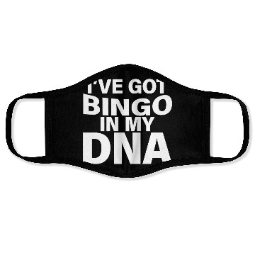 Discover I've Got Bingo In My Dna Face Masks