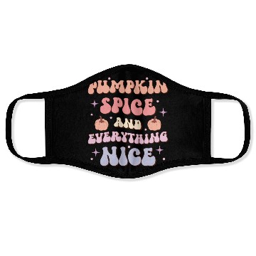 Discover Pumpkin Spice & Everything Nice, Happy Halloween Face Masks