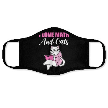 Discover Math and Cats Veterinarian Gift Face Masks