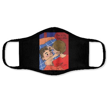 Discover my happy place Face Masks