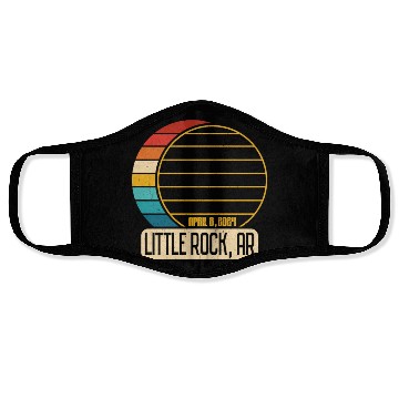 Discover Total Solar Eclipse Arkansas Little Rock 4 28 2024 Face Masks